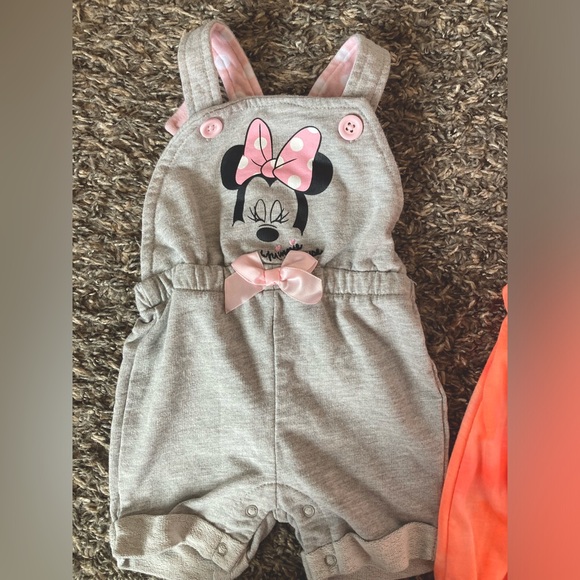 Disney baby Minnie Mouse 3-6 month summer rompers - Picture 6 of 6